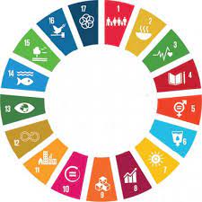 Roue représentant les Objectifs de Développement Durable définis par l'ONU