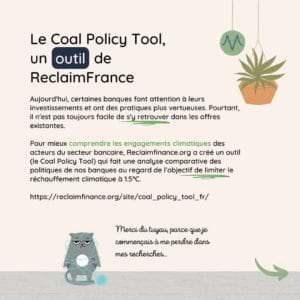 Le coal policy foot, un outil de ReclaimFrance