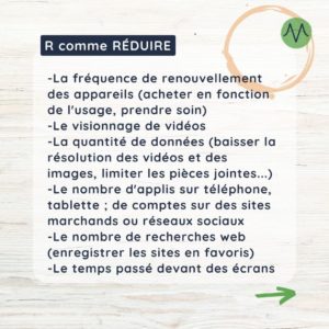 R comme réduire