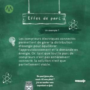 Les compteurs électriques connectés permettent de gérer la distribution d'énergie pour équilibrer l'approvisionnement et la demande en énergie. Or, tant que tout le parc de compteurs n'est pas entièrement connecté, la solution n'est que partiellement viable.