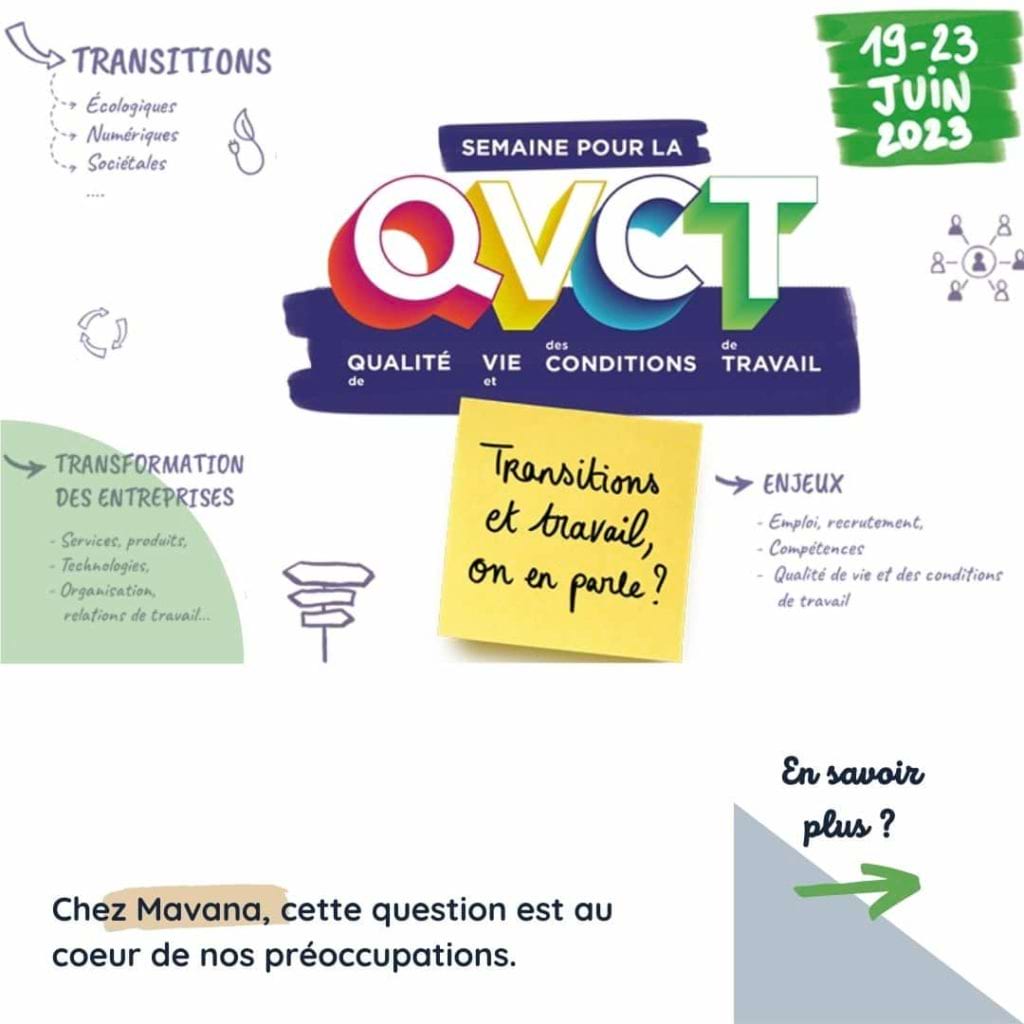 Semaine pour la QVCT : Transitions et travail, on en parle ?