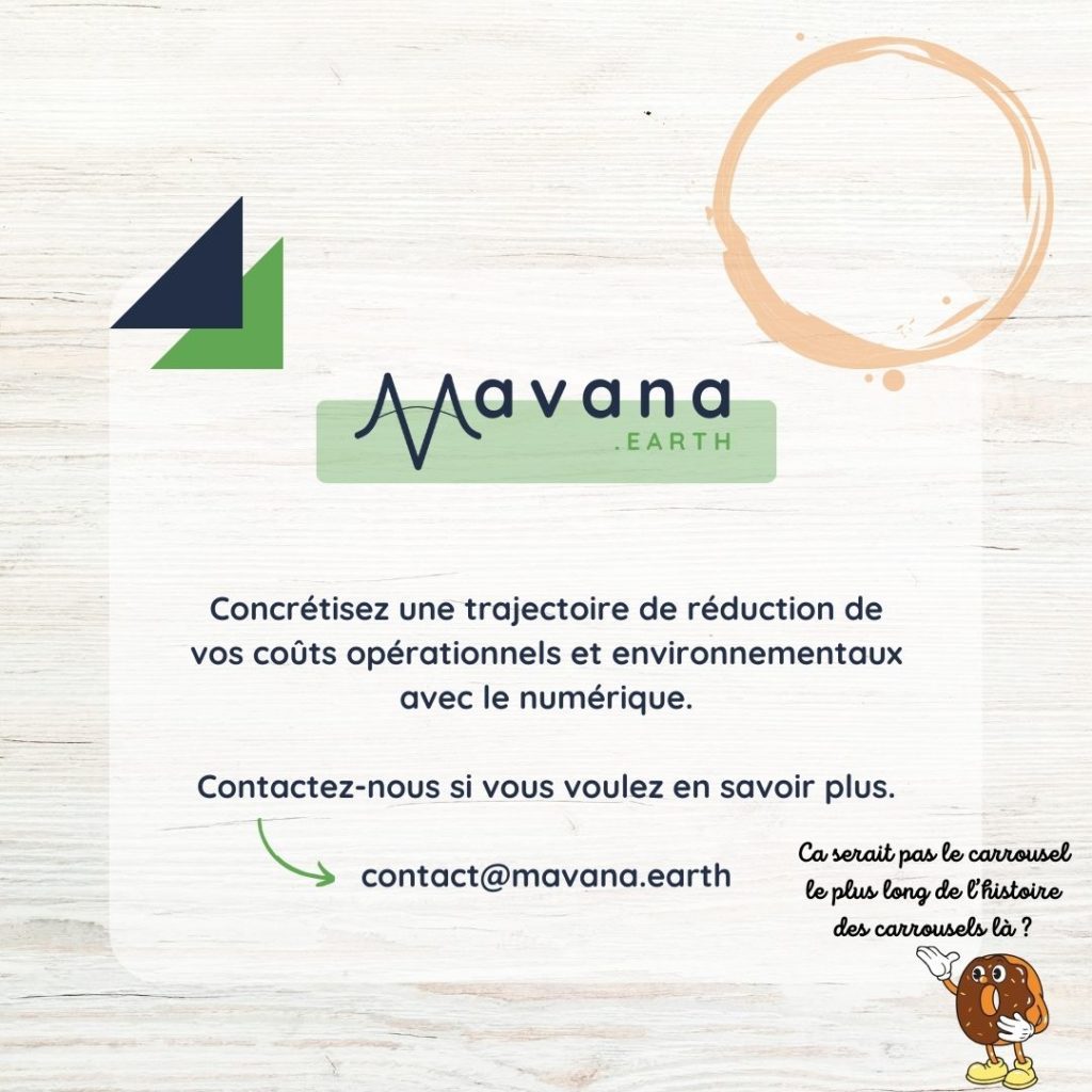 Concrétisez une trajectoire de réduction de vos coûts opérationnels et environnementaux avec le numérique.

Contactez-nous si vous voulez en savoir plus.

contact@mavana.earth