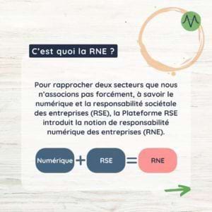 Pour rapprocher deux secteurs que nous n’associons pas forcément, à savoir le numérique et la responsabilité sociétale des entreprises (RSE), la Plateforme RSE introduit la notion de responsabilité numérique des entreprises (RNE).