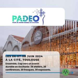 Les 06-07-08 juin 2024 à La Cité, Toulouse Ensemble, Cap vers un avenir durable en Occitanie : 14 ateliers, 26 conférences, 20 fresques, 30 exposants.