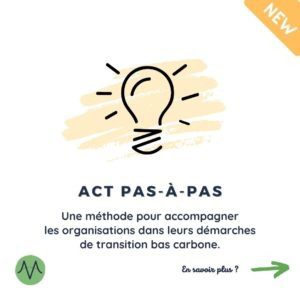 Act pas-à-pas Une méthode pour accompagner les organisations dans leurs démarches de transition bas carbone.