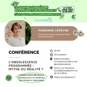 Conférence L'OBSOLESCENCE PROGRAMMÉE : MYTHE OU RÉALITÉ ?