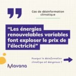 La désinformation climatique - "Les énergies renouvelables variables font exploser le prix de l'électricité"